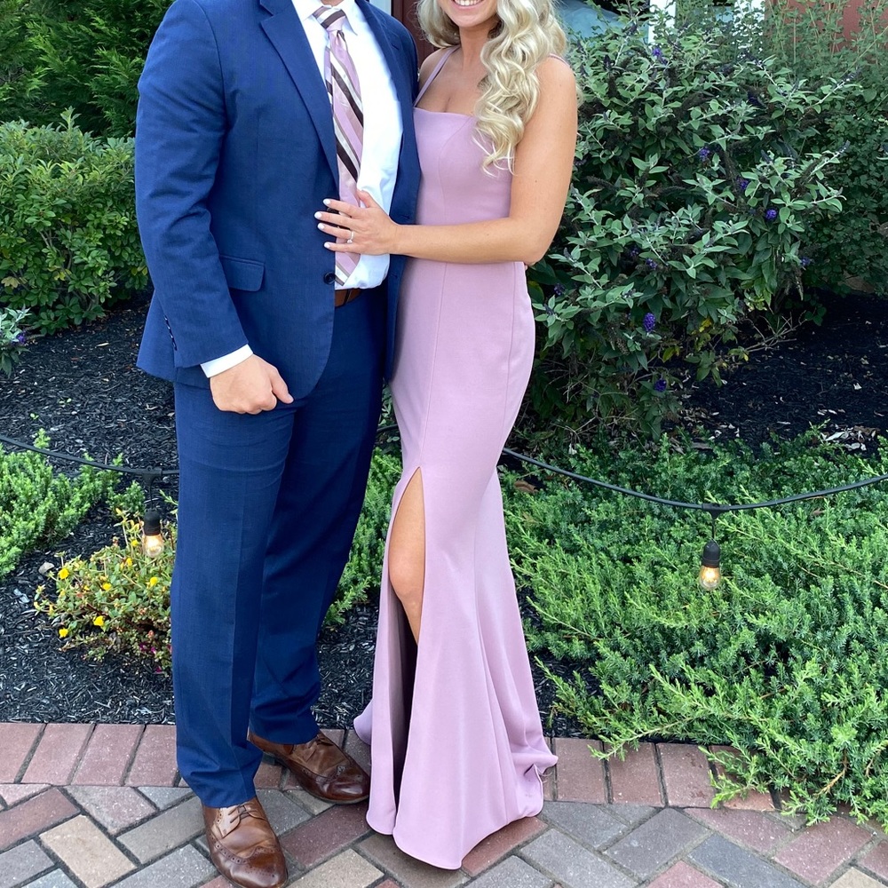 Vintage Mauve Azazie Gianetta Gown